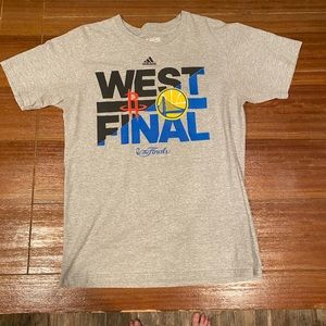 NBA finals Shirt Rockets Warriors Medium